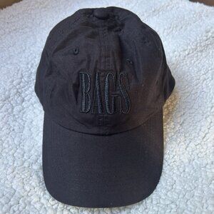 Baggu Baseball Hat – Black “BAGS” Embroidered Cap – Limited Edition 2023